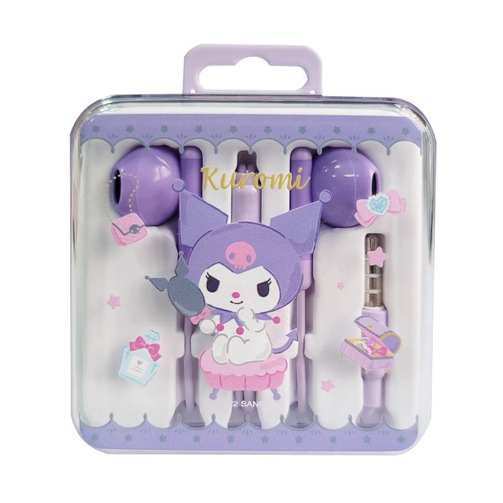 Kuromi Purple Earphones